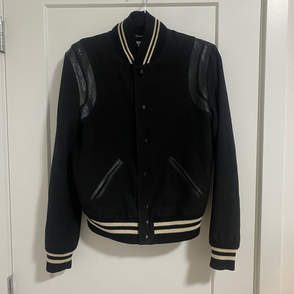 Saint Laurent Gabardine Teddy